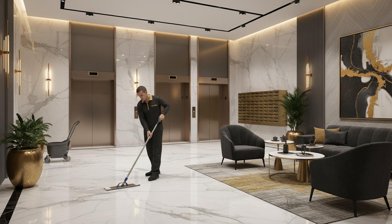 Communal Area Cleaning service by Prixtine Ltd