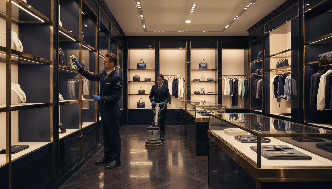 Retail Cleaning service by Prixtine Ltd
