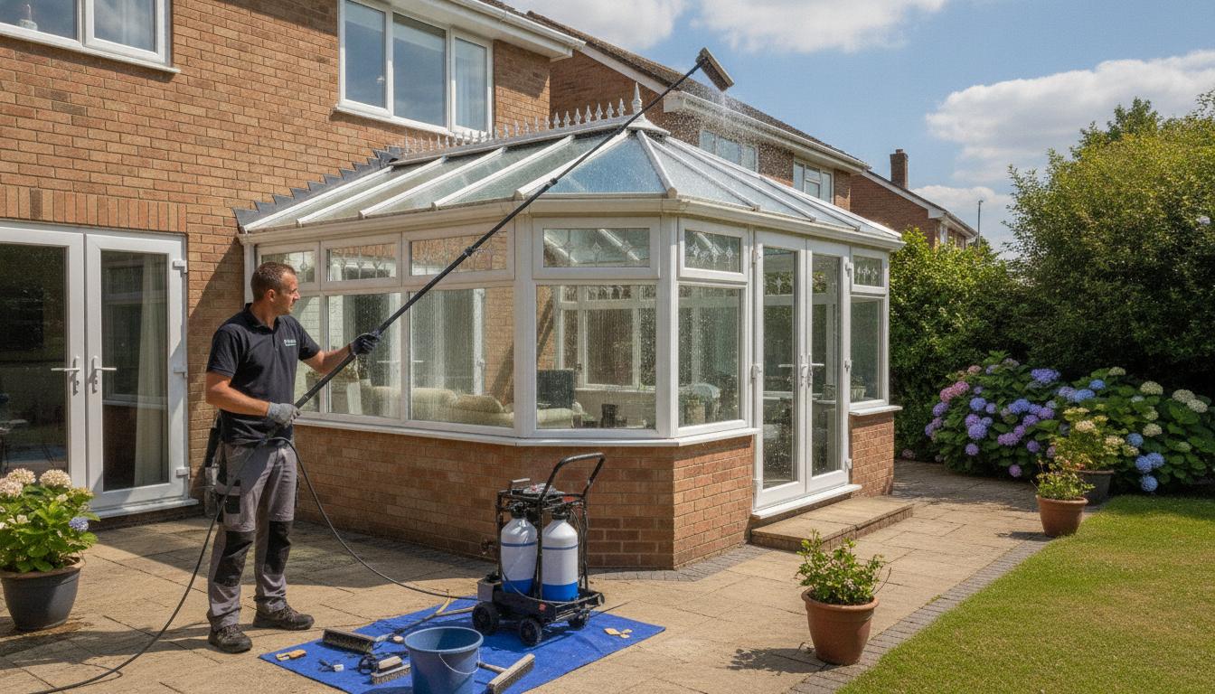 Conservatory Cleaning service by Prixtine Ltd