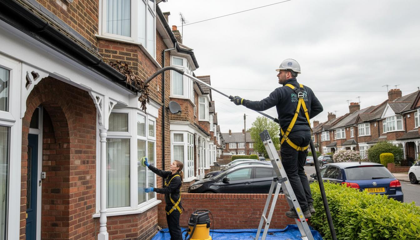 Gutter & Fascia Cleaning service by Prixtine Ltd